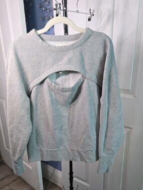 Citizens Of Humanity Light Gray Pullover Sweatshirt